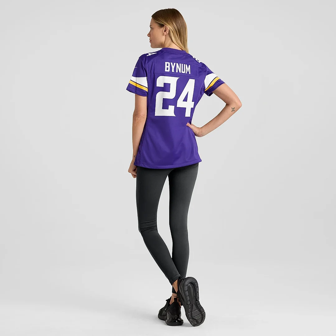 Zennovawear Women's Minnesota Vikings Camryn Bynum Purple Player Game Jersey