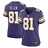Zennovawear Women's Minnesota Vikings Carl Eller Purple Classic Retired Player Jersey