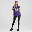 Zennovawear Women's Minnesota Vikings Chris Garrett Purple Home Game Player Jersey