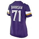 Zennovawear Women's Minnesota Vikings Christian Darrisaw Purple Game Jersey