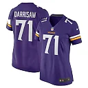 Zennovawear Women's Minnesota Vikings Christian Darrisaw Purple Game Jersey