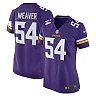 Zennovawear Women's Minnesota Vikings Curtis Weaver Purple Home Game Jersey