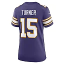 Zennovawear Women's Minnesota Vikings Dallas Turner Purple Alternate Game Jersey