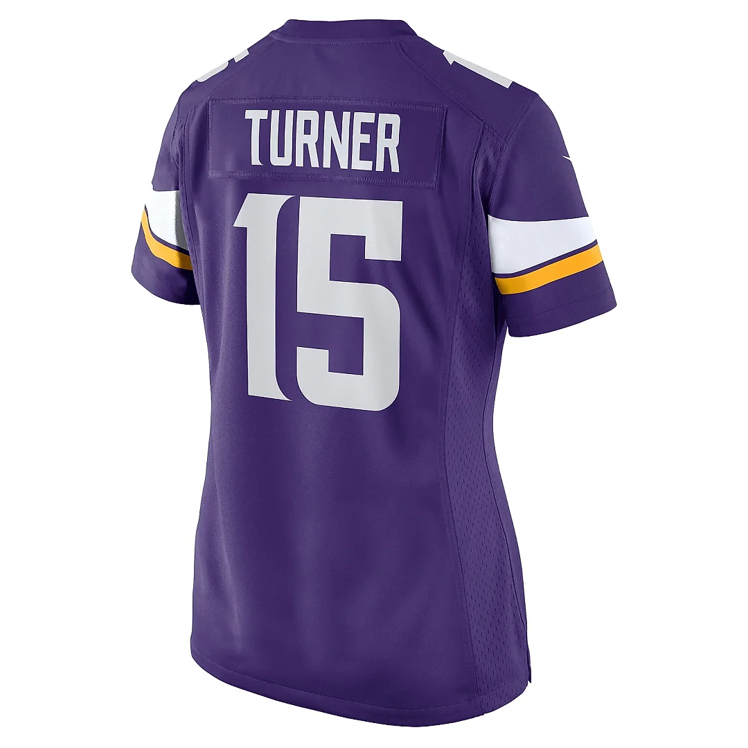 Zennovawear Women's Minnesota Vikings Dallas Turner Purple Game Jersey