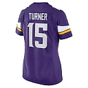 Zennovawear Women's Minnesota Vikings Dallas Turner Purple Game Jersey