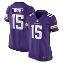 Zennovawear Women's Minnesota Vikings Dallas Turner Purple Game Jersey