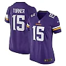 Zennovawear Women's Minnesota Vikings Dallas Turner Purple Game Jersey