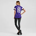 Zennovawear Women's Minnesota Vikings Dallas Turner Purple Game Jersey