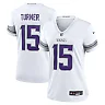 Zennovawear Women's Minnesota Vikings Dallas Turner White Alternate Game Player Jersey