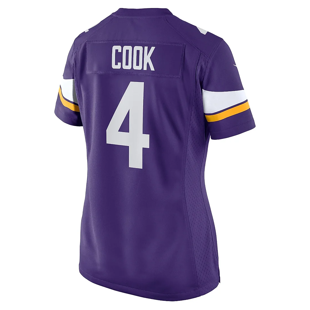 Zennovawear Women's Minnesota Vikings Dalvin Cook Purple Player Jersey