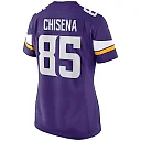Zennovawear Women's Minnesota Vikings Dan Chisena Purple Game Jersey
