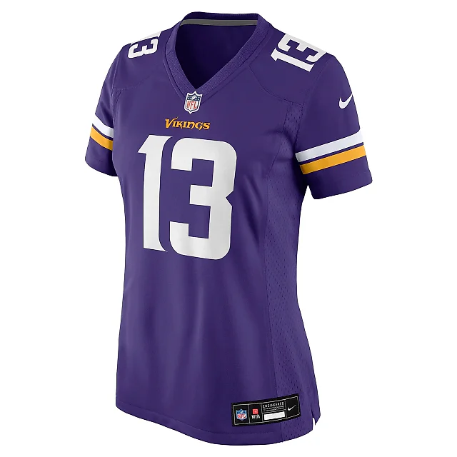 Zennovawear Women's Minnesota Vikings Daniel Jones Purple Team Game Jersey