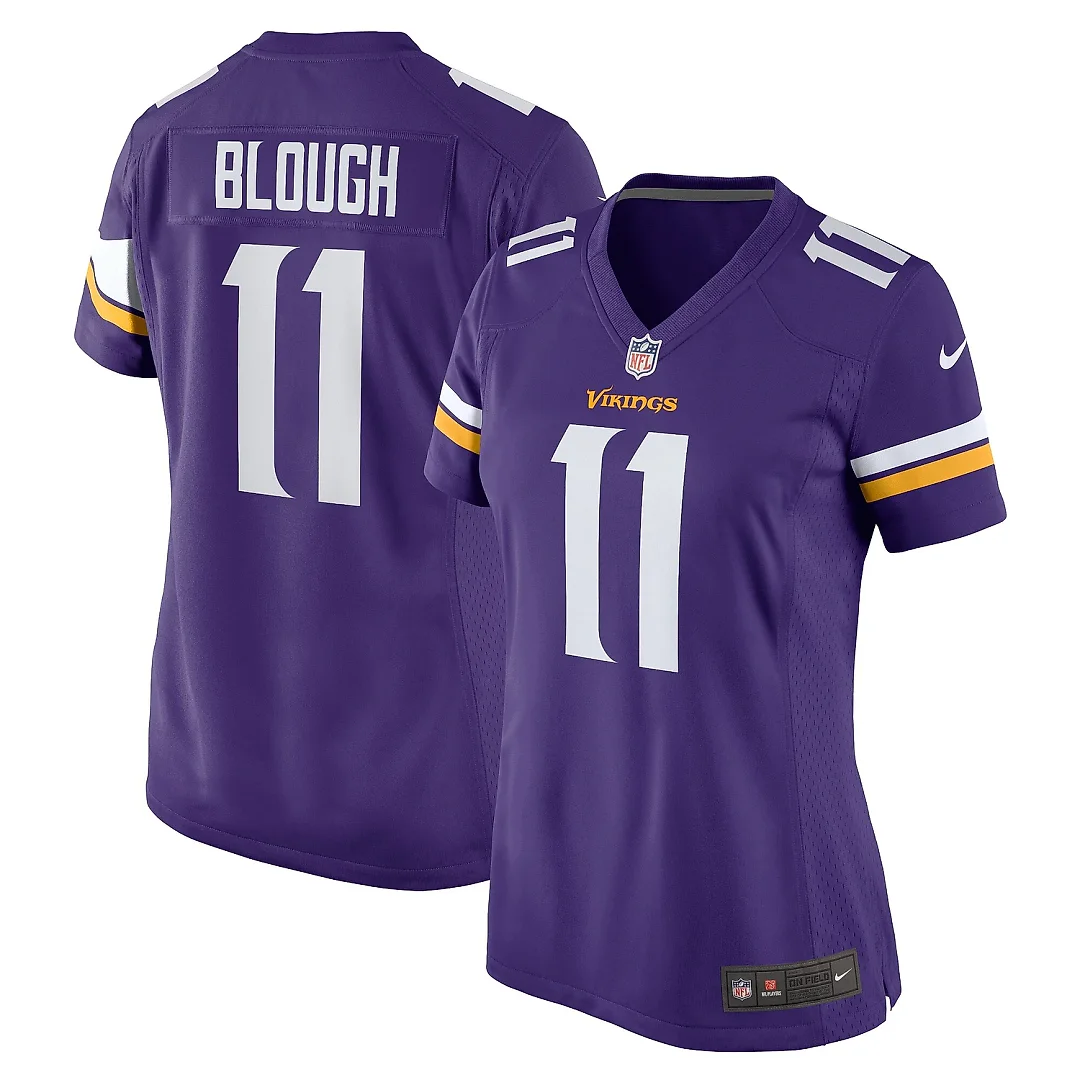 Zennovawear Women's Minnesota Vikings David Blough Purple Home Game Player Jersey