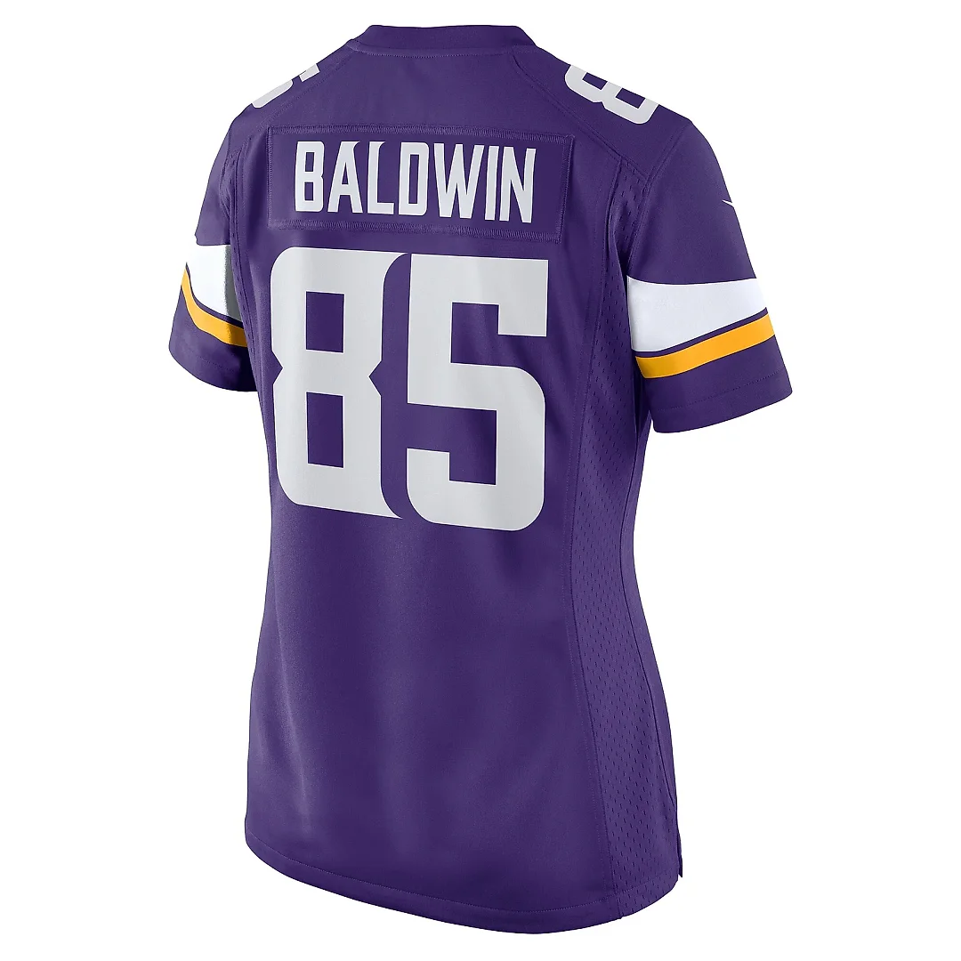Zennovawear Women's Minnesota Vikings Daylen Baldwin Purple Game Jersey