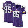 Zennovawear Women's Minnesota Vikings Daylen Baldwin Purple Game Jersey