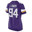 Zennovawear Women's Minnesota Vikings Dean Lowry Purple Game Player Jersey