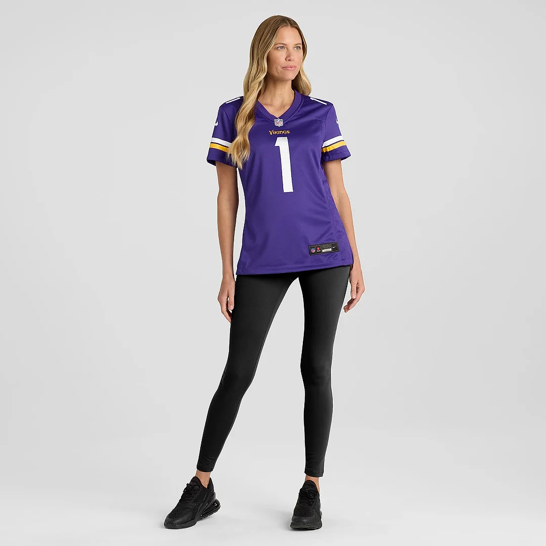 Zennovawear Women's Minnesota Vikings Greg Joseph Purple Game Jersey
