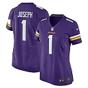Zennovawear Women's Minnesota Vikings Greg Joseph Purple Game Jersey