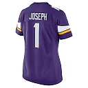 Zennovawear Women's Minnesota Vikings Greg Joseph Purple Game Jersey