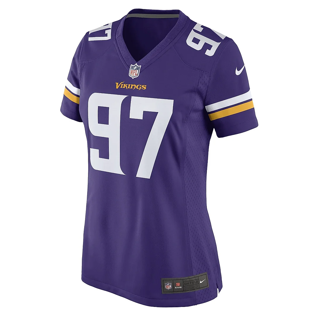 Zennovawear Women's Minnesota Vikings Harrison Phillips Purple Game Player Jersey