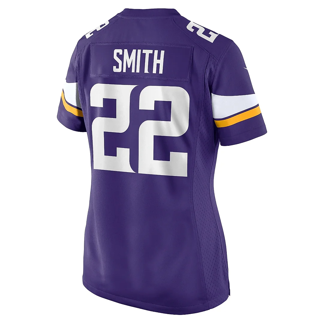 Zennovawear Women's Minnesota Vikings Harrison Smith Purple Game Jersey