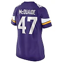 Zennovawear Women's Minnesota Vikings Jake McQuaide Purple Game Jersey