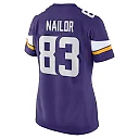 Zennovawear Women's Minnesota Vikings Jalen Nailor Purple Game Player Jersey