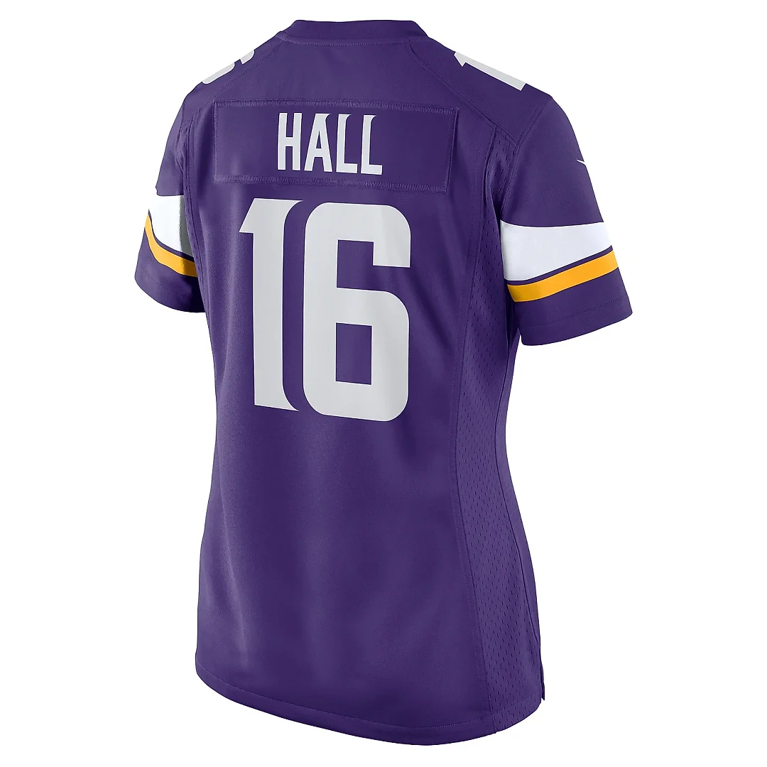 Zennovawear Women's Minnesota Vikings Jaren Hall Purple Game Jersey