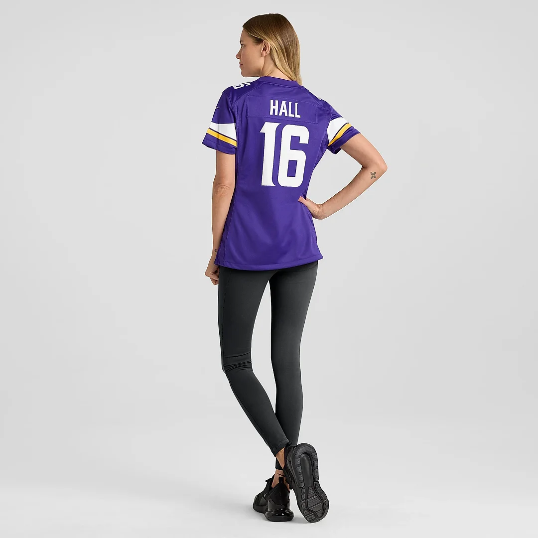 Zennovawear Women's Minnesota Vikings Jaren Hall Purple Game Jersey