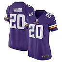 Zennovawear Women's Minnesota Vikings Jay Ward Purple Game Jersey
