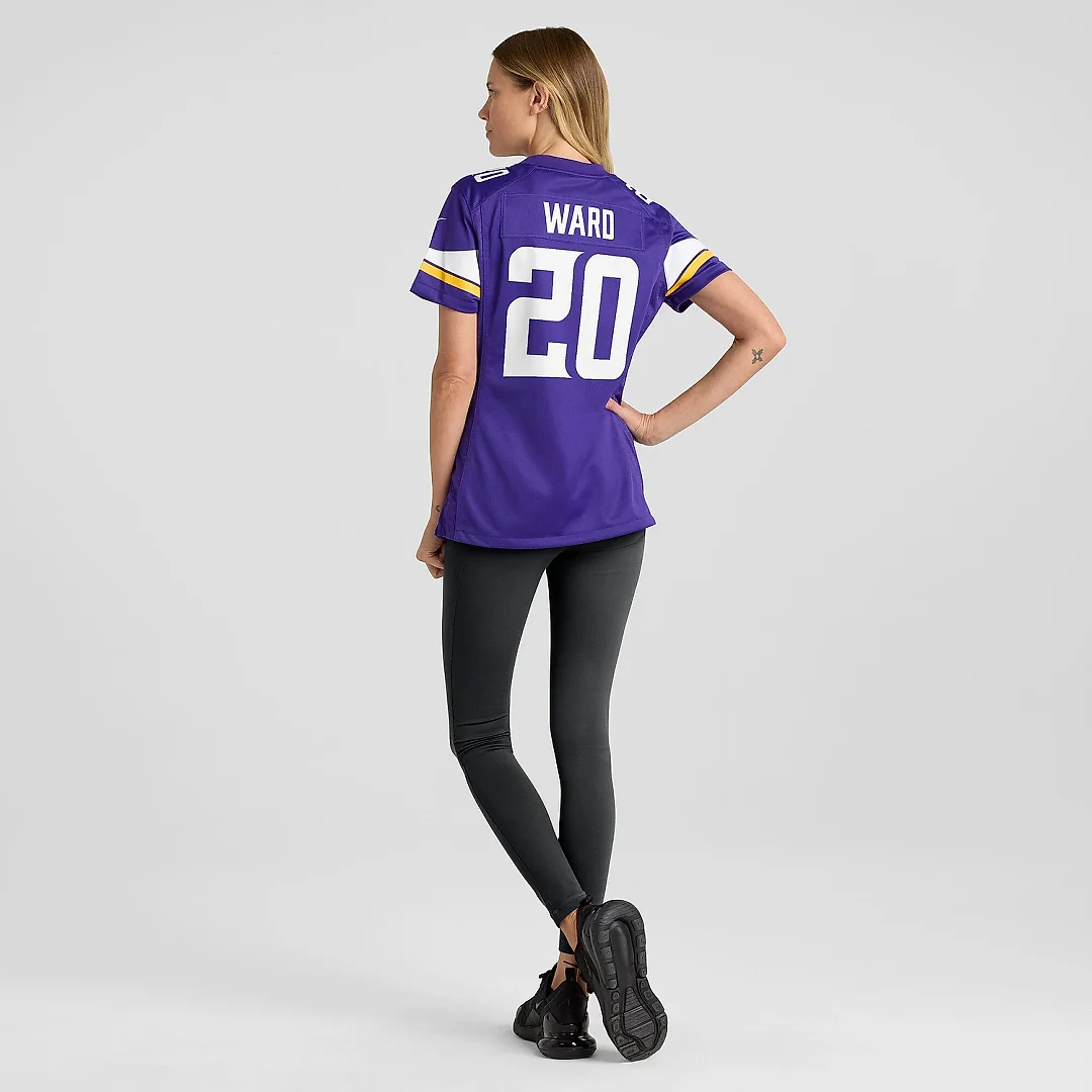 Zennovawear Women's Minnesota Vikings Jay Ward Purple Game Jersey