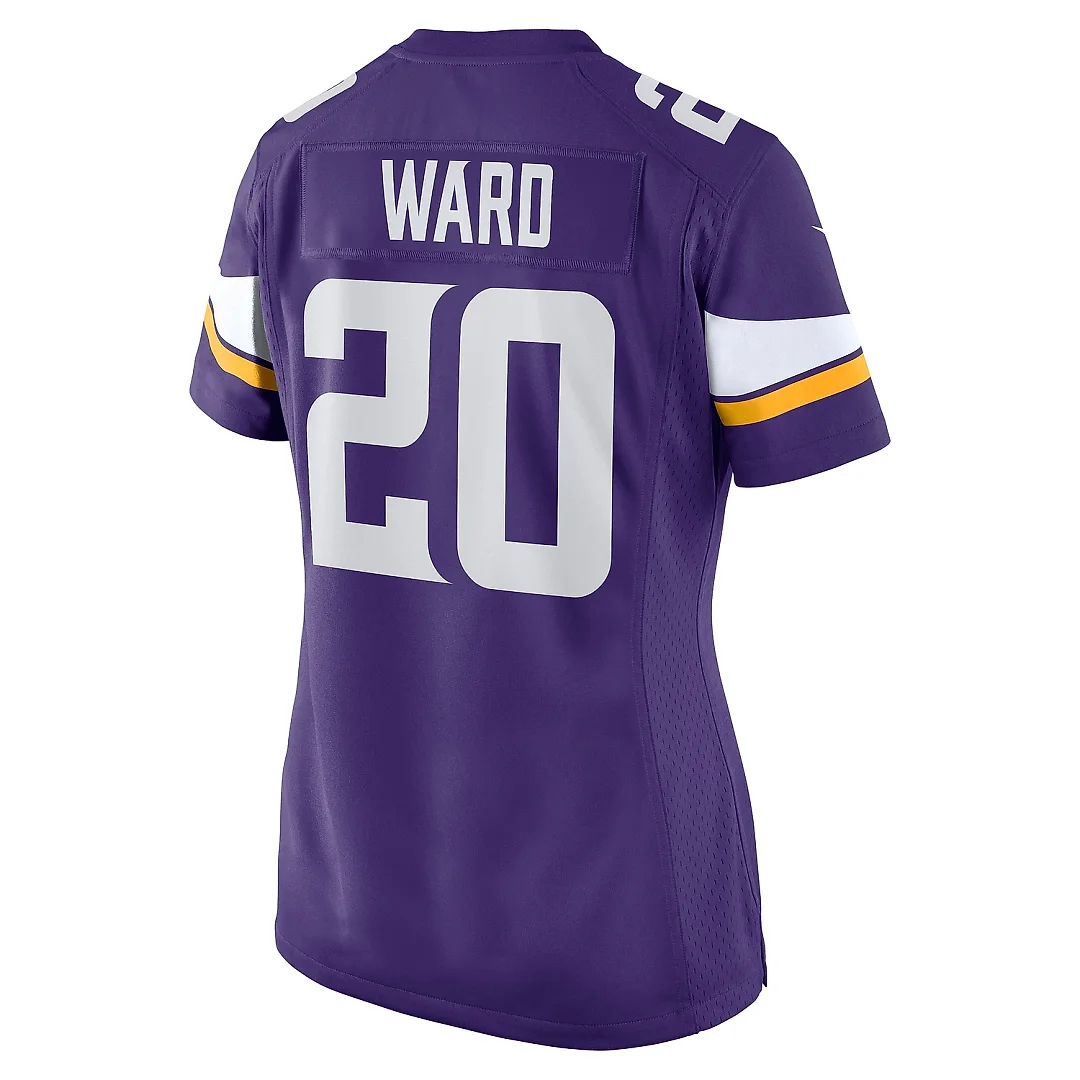 Zennovawear Women's Minnesota Vikings Jay Ward Purple Game Jersey