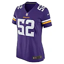 Zennovawear Women's Minnesota Vikings Jihad Ward Purple Team Game Jersey