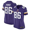 Zennovawear Women's Minnesota Vikings Johnny Mundt Purple Game Player Jersey