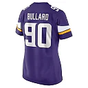 Zennovawear Women's Minnesota Vikings Jonathan Bullard Purple Game Jersey