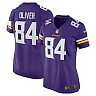 Zennovawear Women's Minnesota Vikings Josh Oliver Purple Game Player Jersey