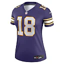 Zennovawear Women's Minnesota Vikings Justin Jefferson Purple Alternate Legend Player Performance Top