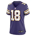 Zennovawear Women's Minnesota Vikings Justin Jefferson Purple Player Jersey