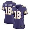 Zennovawear Women's Minnesota Vikings Justin Jefferson Purple Player Jersey