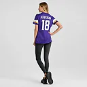 Zennovawear Women's Minnesota Vikings Justin Jefferson Purple Player Game Jersey