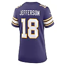 Zennovawear Women's Minnesota Vikings Justin Jefferson Purple Player Jersey