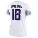 Zennovawear Women's Minnesota Vikings Justin Jefferson White Alternate Legend Player Performance Top