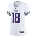 Zennovawear Women's Minnesota Vikings Justin Jefferson White Alternate Game Player Jersey