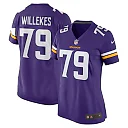 Zennovawear Women's Minnesota Vikings Kenny Willekes Purple Game Jersey