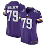Zennovawear Women's Minnesota Vikings Kenny Willekes Purple Game Jersey