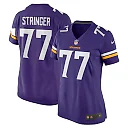 Zennovawear Women's Minnesota Vikings Korey Stringer Purple Retired Player Jersey