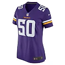 Zennovawear Women's Minnesota Vikings Levi Drake Rodriguez Purple Game Jersey