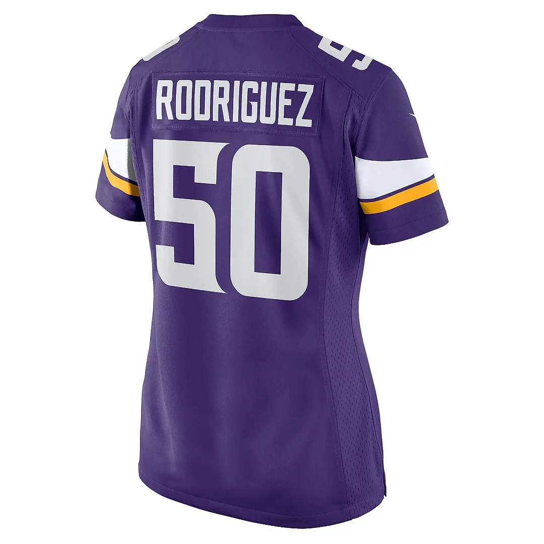 Zennovawear Women's Minnesota Vikings Levi Drake Rodriguez Purple Game Jersey