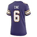 Zennovawear Women's Minnesota Vikings Lewis Cine Purple Classic Player Game Jersey