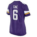 Zennovawear Women's Minnesota Vikings Lewis Cine Purple Game Player Jersey